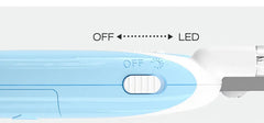 LED electric pet nail clipper - light coffee color
