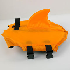 Dog life vest - dog wearing vest on boat