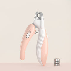 LED electric pet nail clipper - set with accessories
