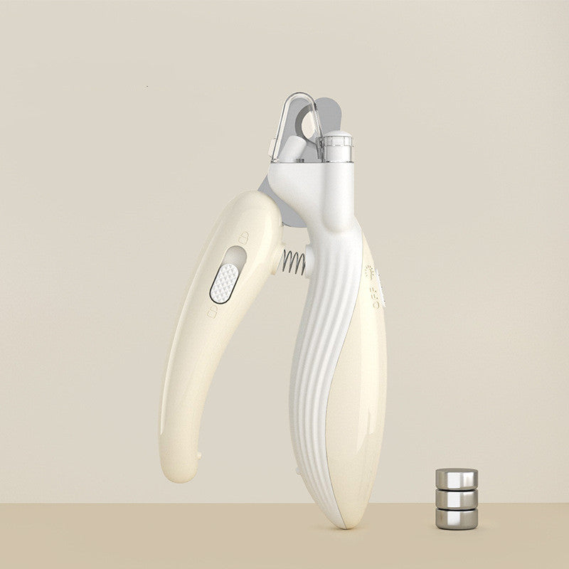 LED electric pet nail clipper - LED light illuminating blood line