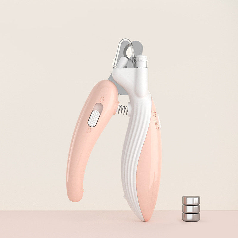 LED electric pet nail clipper - set with accessories