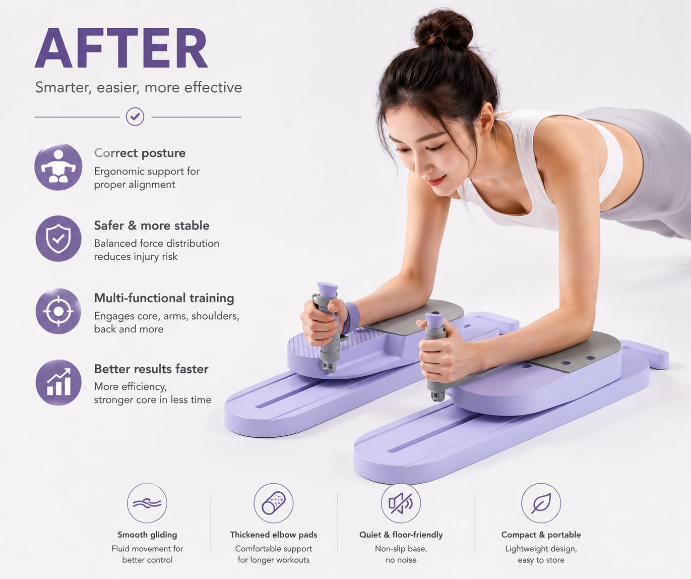 Multifunctional Split Pilates Fitness Board Training Equipment