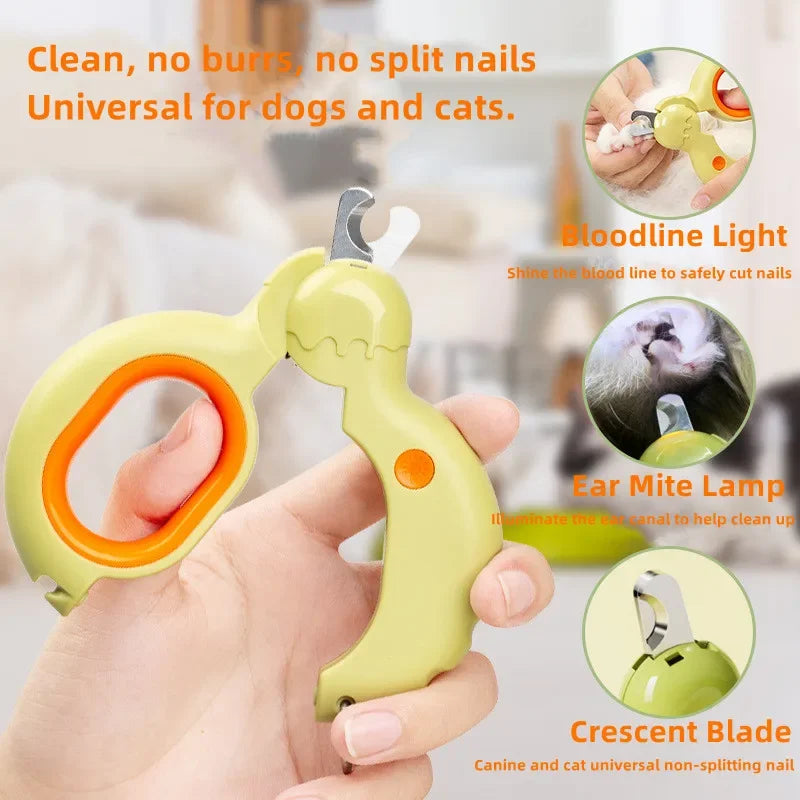 Whale nail clipper - splash guard detail